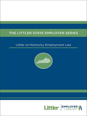 cover image of Littler on Kentucky Employment Law